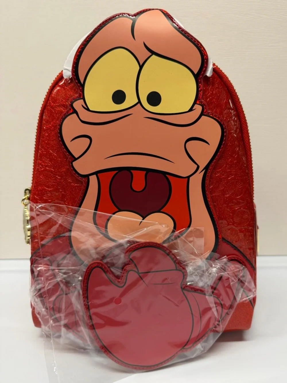 Loungefly Sebastian Little Mermaid Backpack Rare NWT